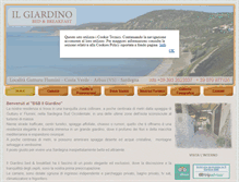 Tablet Screenshot of ilgiardinobedandbreakfast.it